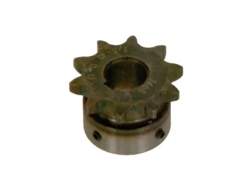 Bosch Kettenrad mit einer kleinen, gezahnten Zahnkranzstruktur und einem zentralen Loch, geeignet für mechanische Anwendungen.